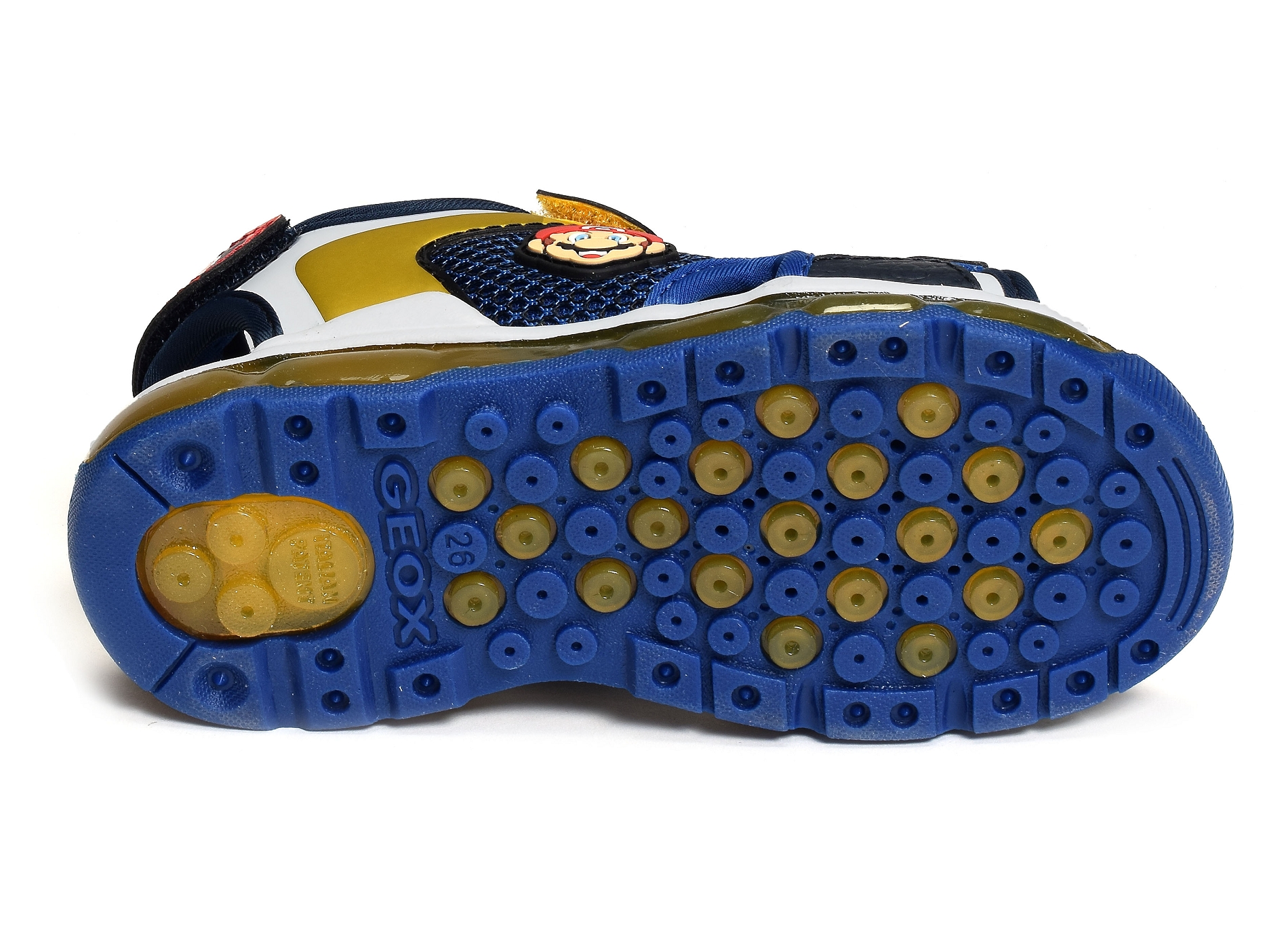 J sandale android ba bleu jaune