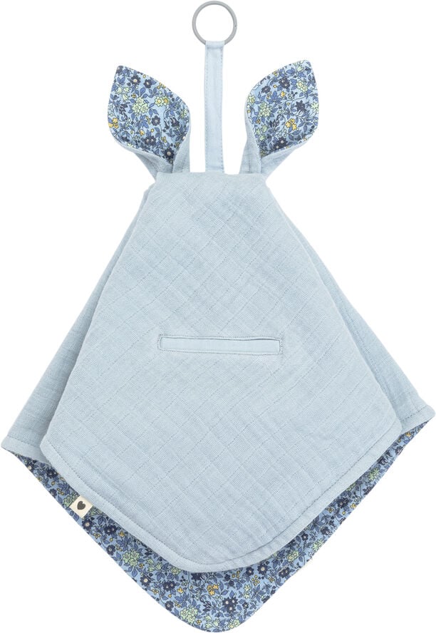 BIBS BIBS x Liberty Cuddle Cloth Kangaroo Chamomile Lawn Baby Blu Baby blue