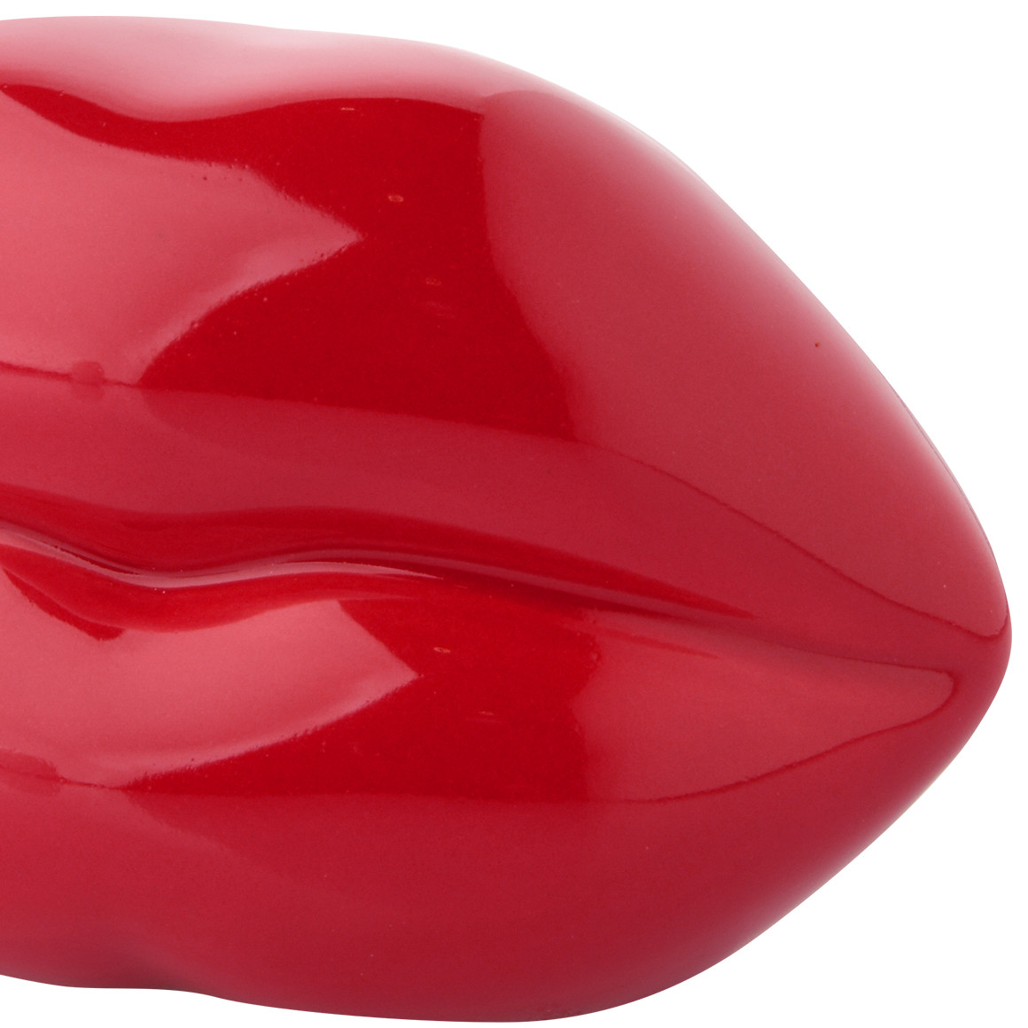Deko-Aufsteller in Lippen-Form rot