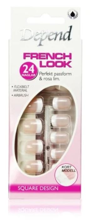 Depend French Look Kort Square Rosa