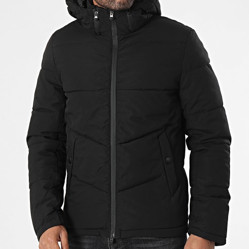Doudoune Capuche Noir