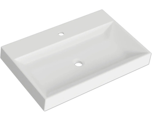 Pelipal Milano badkamermeubelset, BxHxD 70 x 200 x 45 cm, hoogglans witte fronten met witte mineraalgietwastafel, SET-138-013