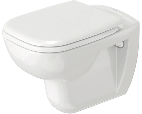 DURAVIT wandcloset D-Code, diepspoel, met rand, glanzend wit, zonder toiletzitting 2535090000