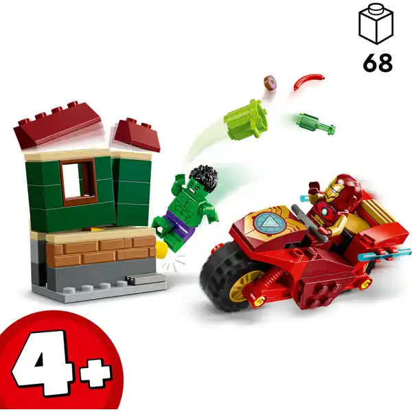 76287 Iron Man mit Bike und der Hulk