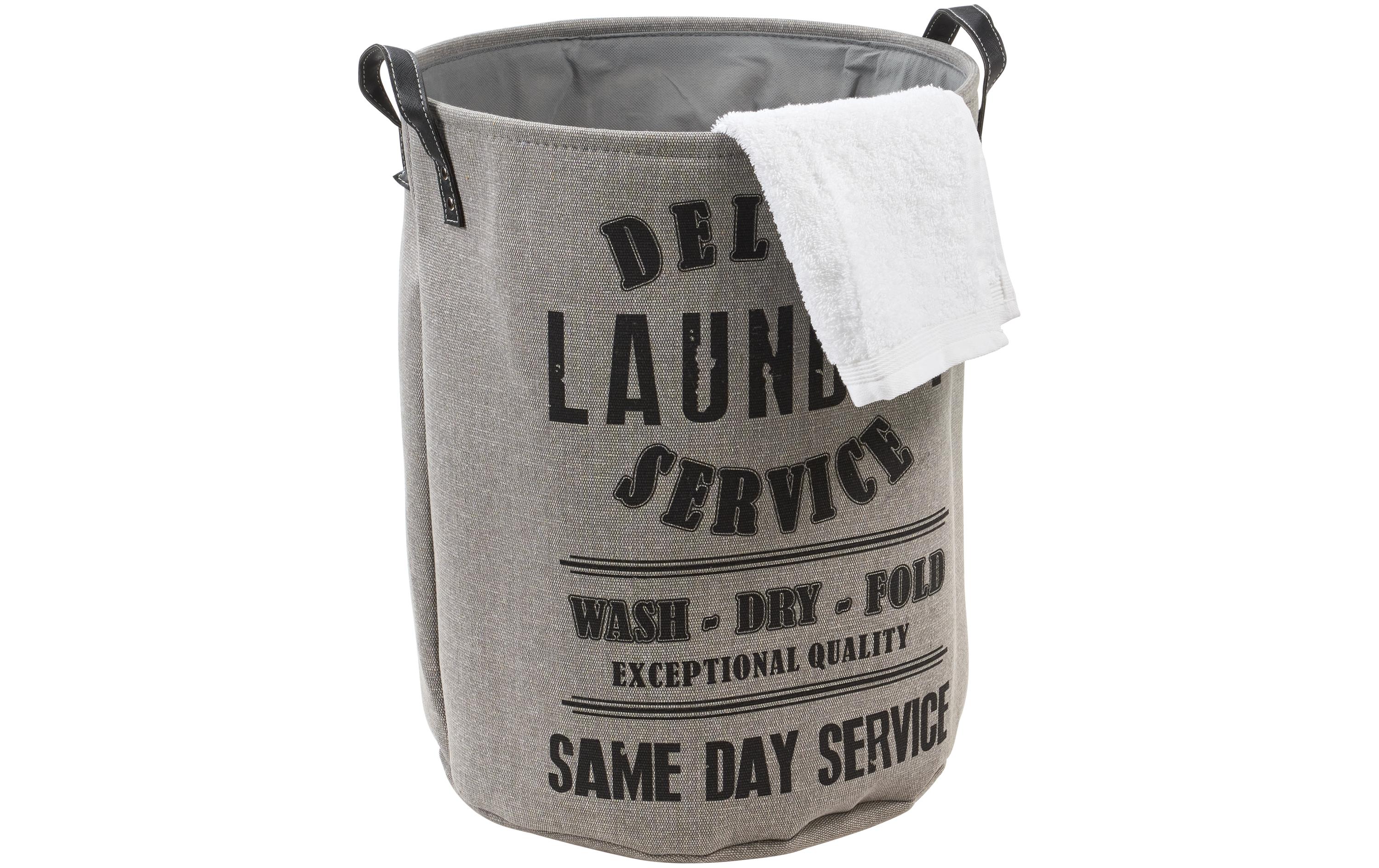 Wäschesammler Laundry 59 l, HellgrauWäschekorb