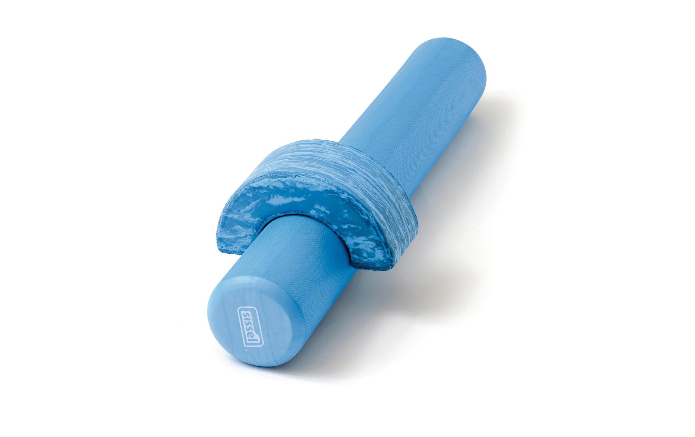 Pilates Roller Head Align Dynamic Blau-marmoriertKopfteil für Pilates Roller