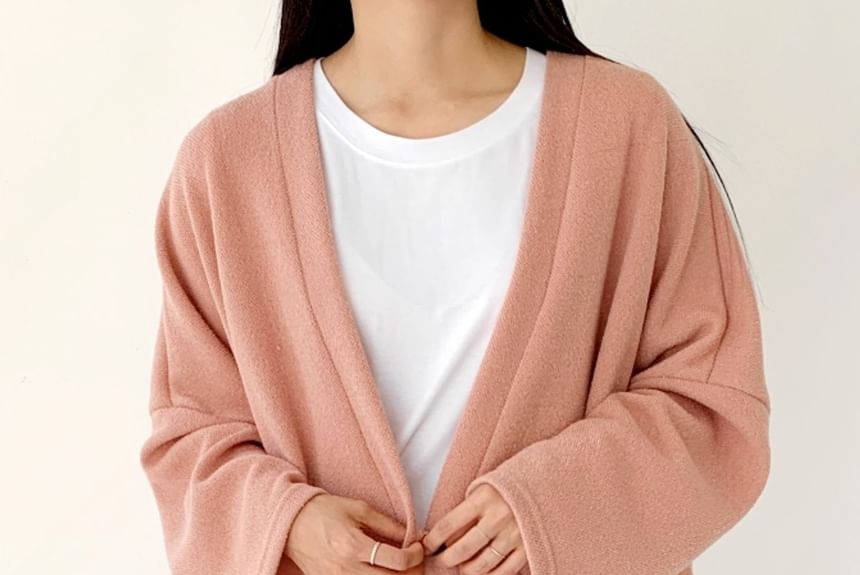 Chubby Girl - V-hals effen losvallend vest