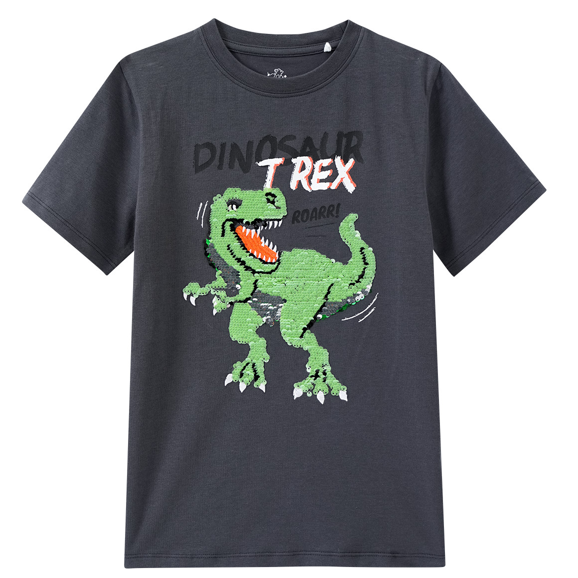 Topolino Jungen T-Shirt mit Wendepailletten dunkelgrau