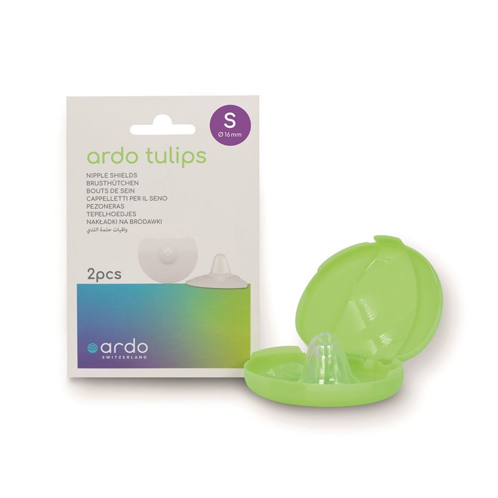 ARDO TULIPS Brusthütchen S Silikon mit Aufbewahrungsbox Box 2 Stk