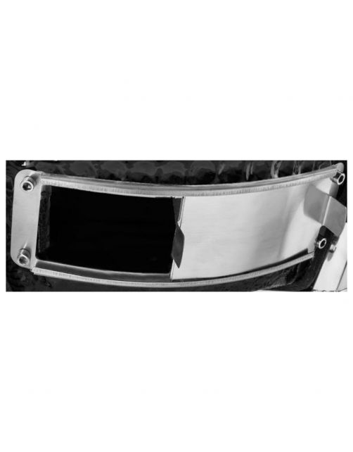 Patton Premium Kamado 16 Black - Grill - Barbecue - Ø 32.5 cm Zwart Zilver