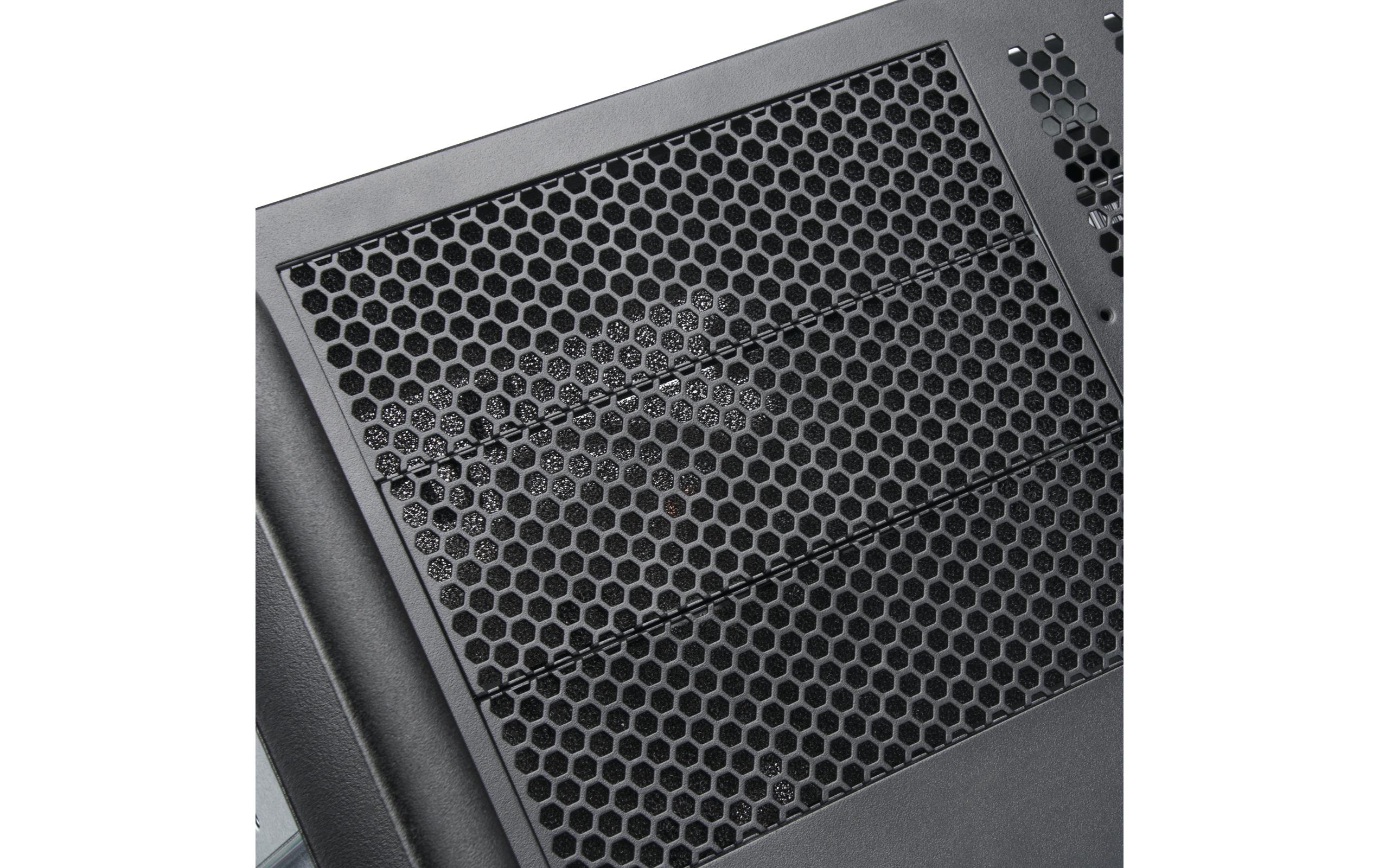 Gehäuse RM41-506<br>Rackmount-Gehäuse mit zwei vorinstallierten 80-mm-PWM-Lüftern