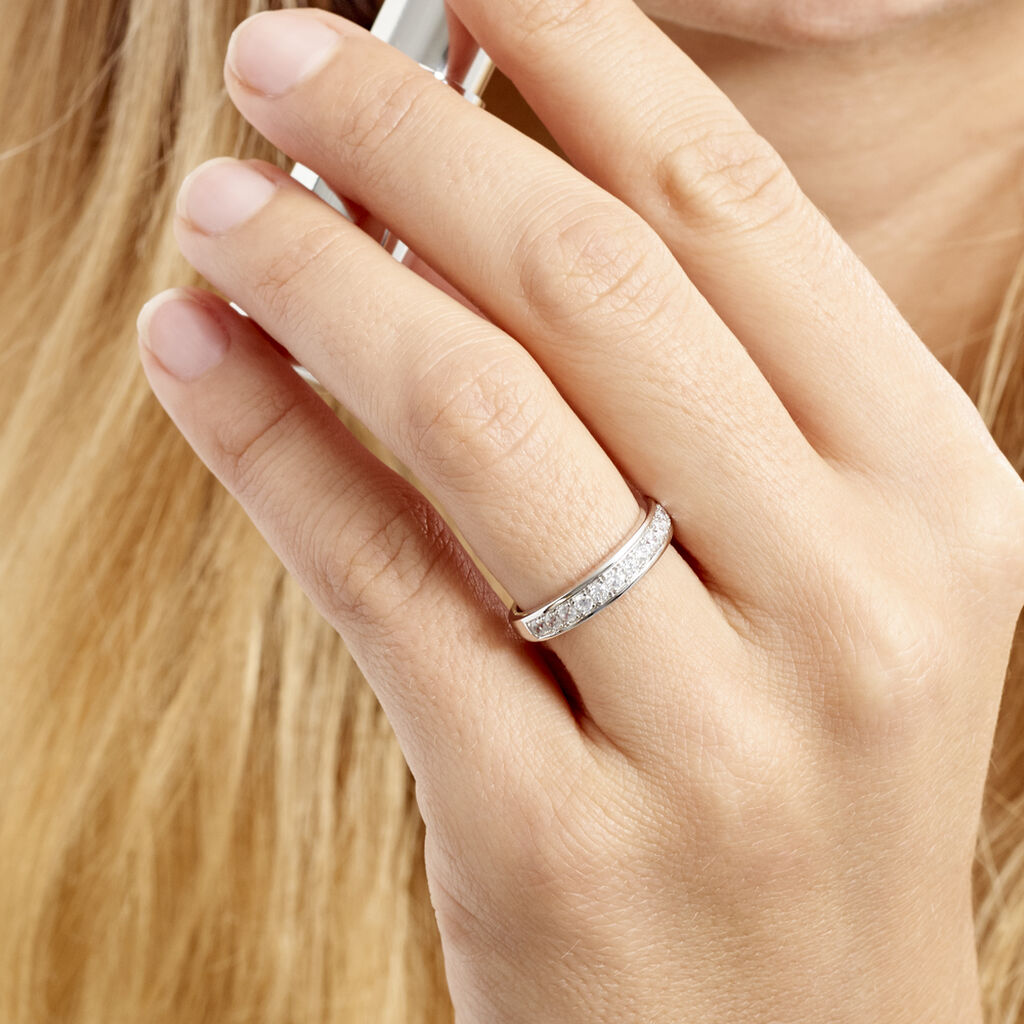 Demi Alliance Heket Argent Blanc Oxyde De Zirconium