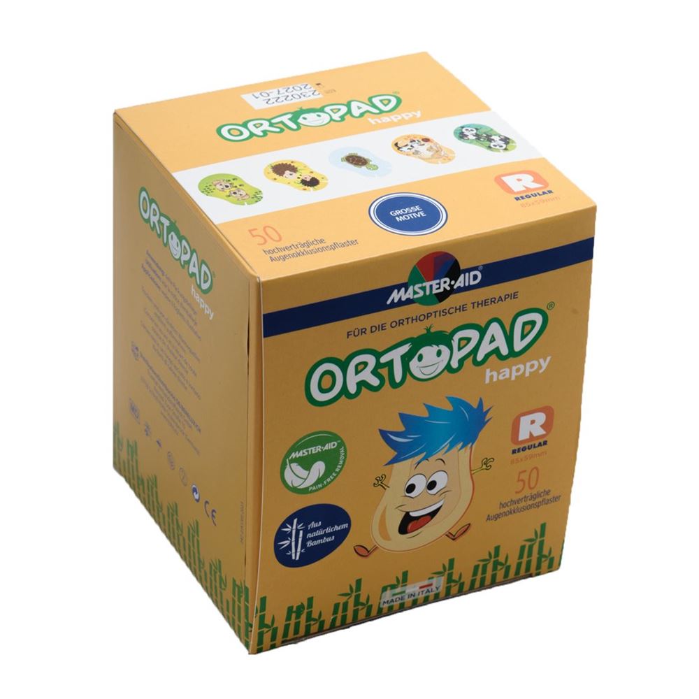ORTOPAD Happy Occlusionspflaster<br>50 Stück, regular
