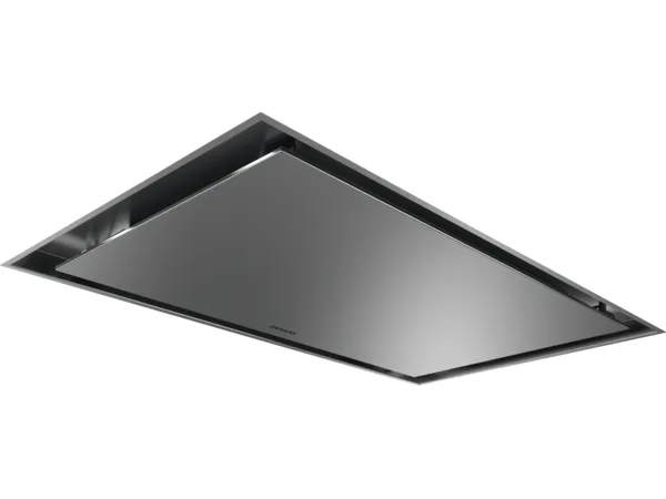 Siemens iQ500 LR97CAQ50 - Emhætte - Loftmonteret - bredde: 88.8 cm - dybde: 48.7 cm - udtrækning og recirkulation - med intern motor - rustfrit stål - Home Connect