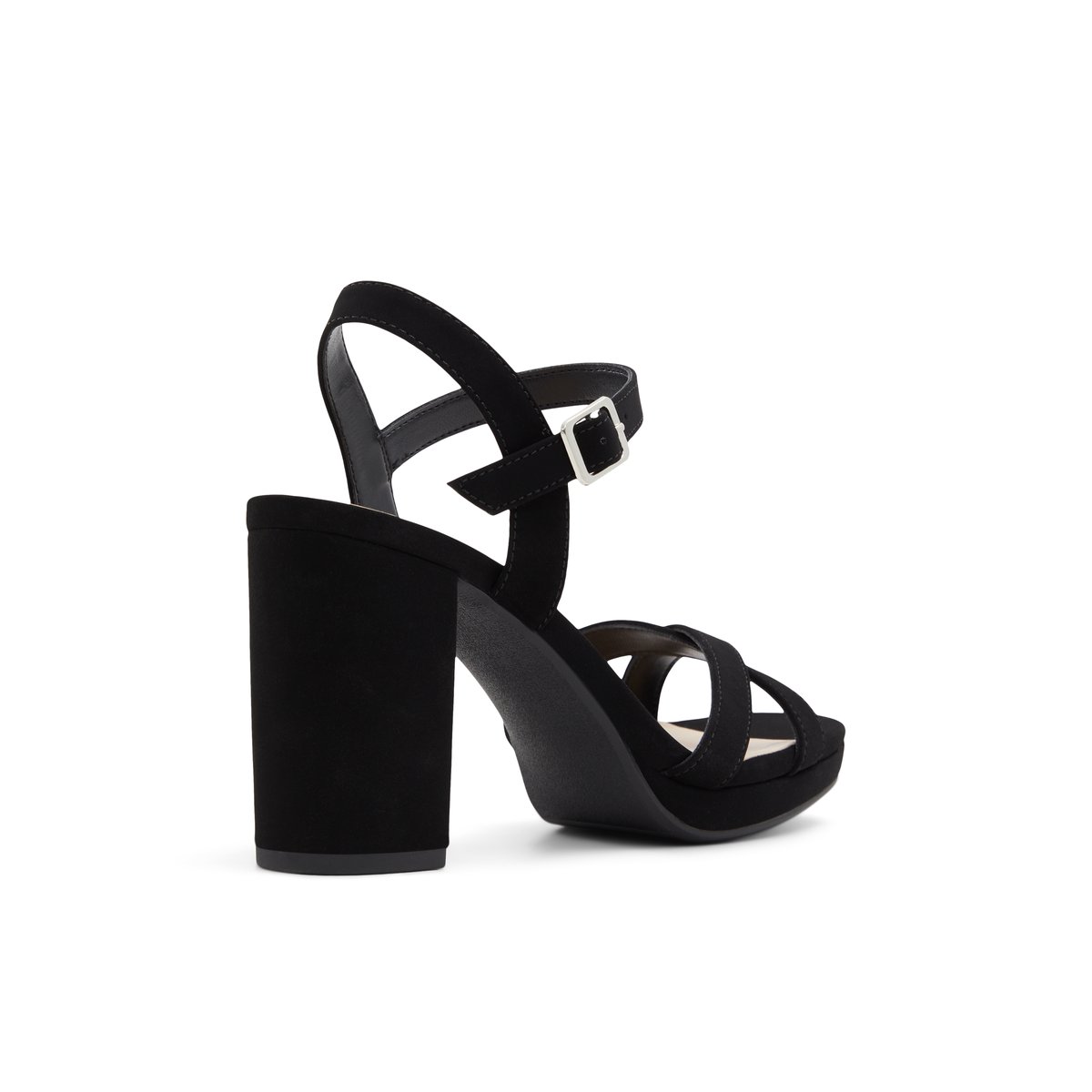 K STUDIO-Logun-Sandales à talons hauts - Talon bloc - Noir