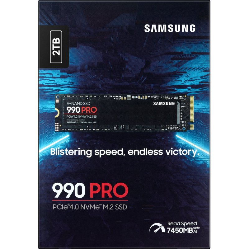 Samsung 990 PRO 2 To M.2 PCI Express 4.0 NVMe V-NAND MLC