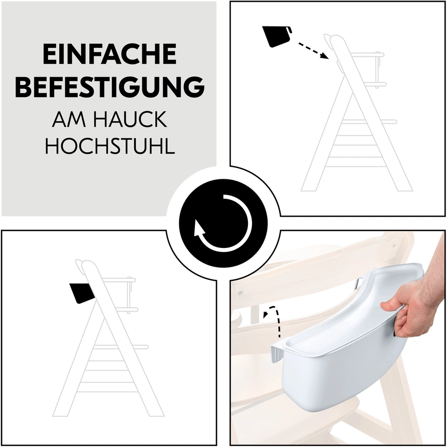 hauck Aufbewahrungsbox für Hochstühle White
