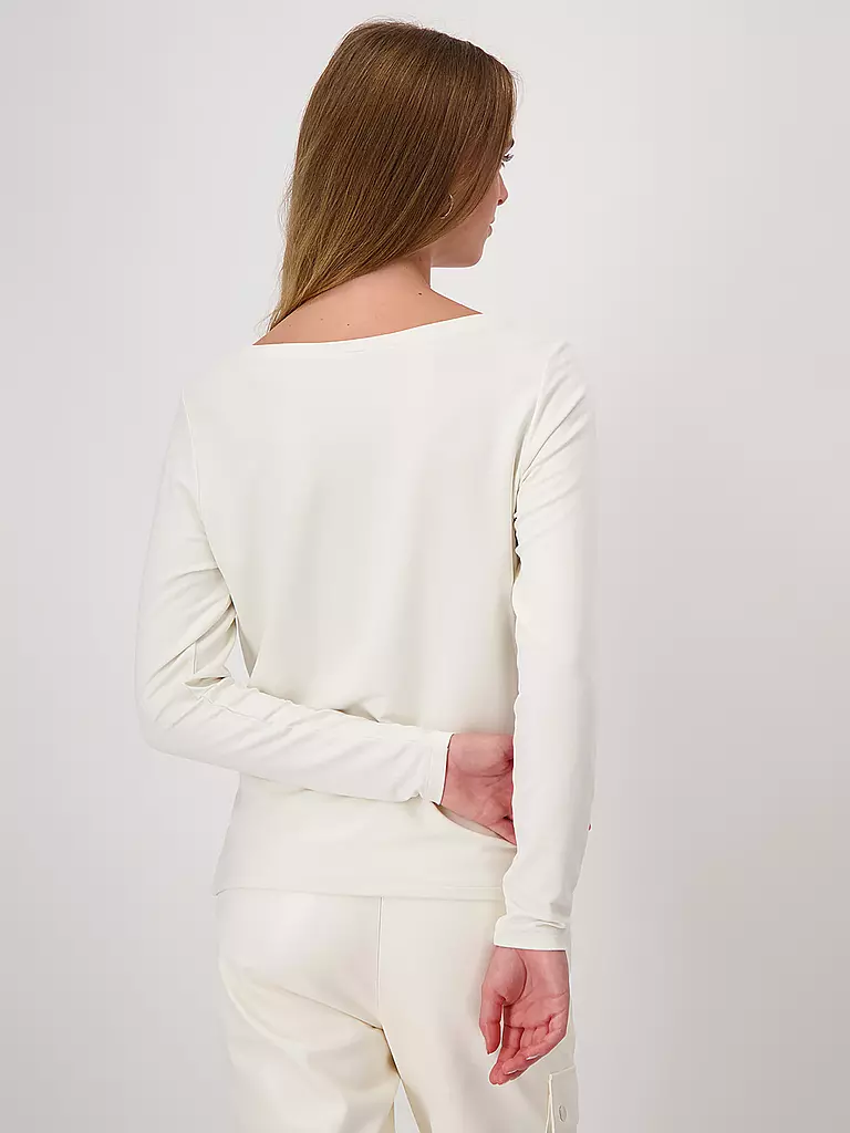 MONARI Langarmshirt creme