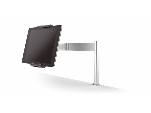 Durable Tablet Holder TABLE CLAMP metallic silver