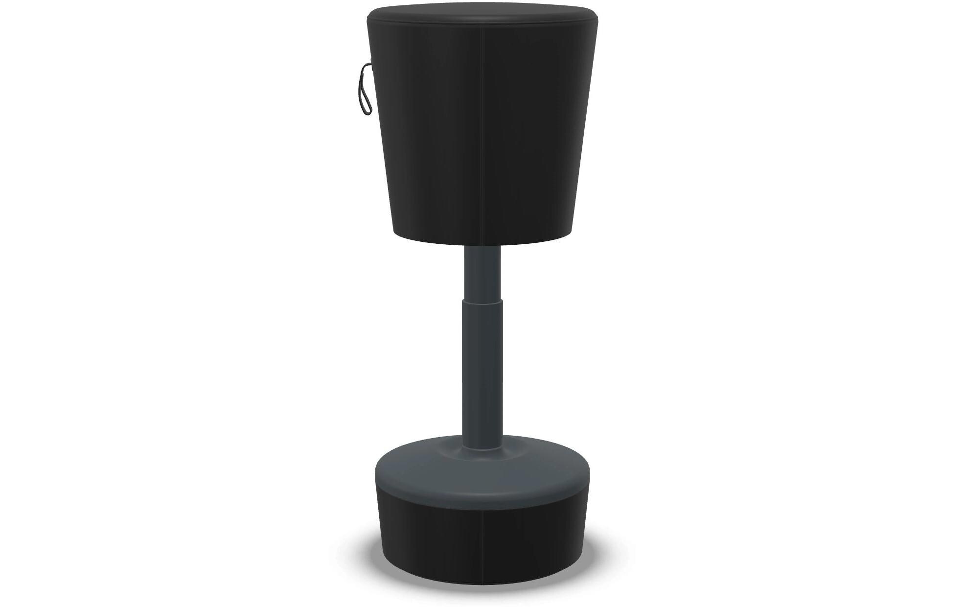 Hocker Mickey Grau, Schwarz<br>Bürohocker