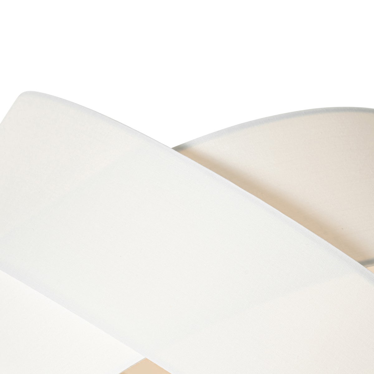 QAZQA - Moderne witte vloerlamp - Stof | Woonkamer | Slaapkamer - Rond textiel - LED-compatibel E27