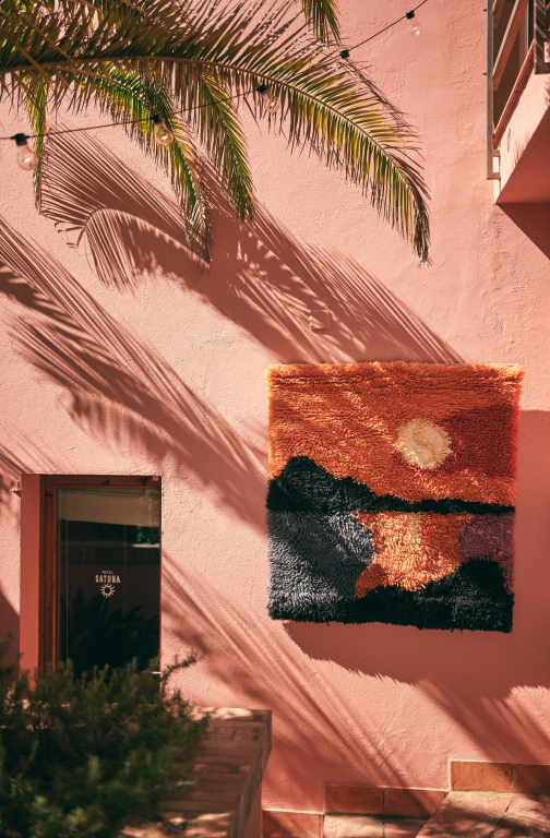 HKliving Wall Rug wandkleed 120x120 Sundown