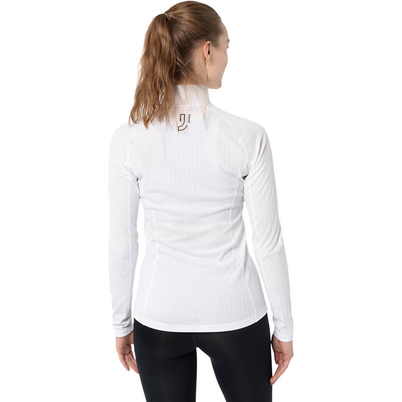 Johaug Rib Tech Half Zip Langærmet Baselayer T-shirt Dame