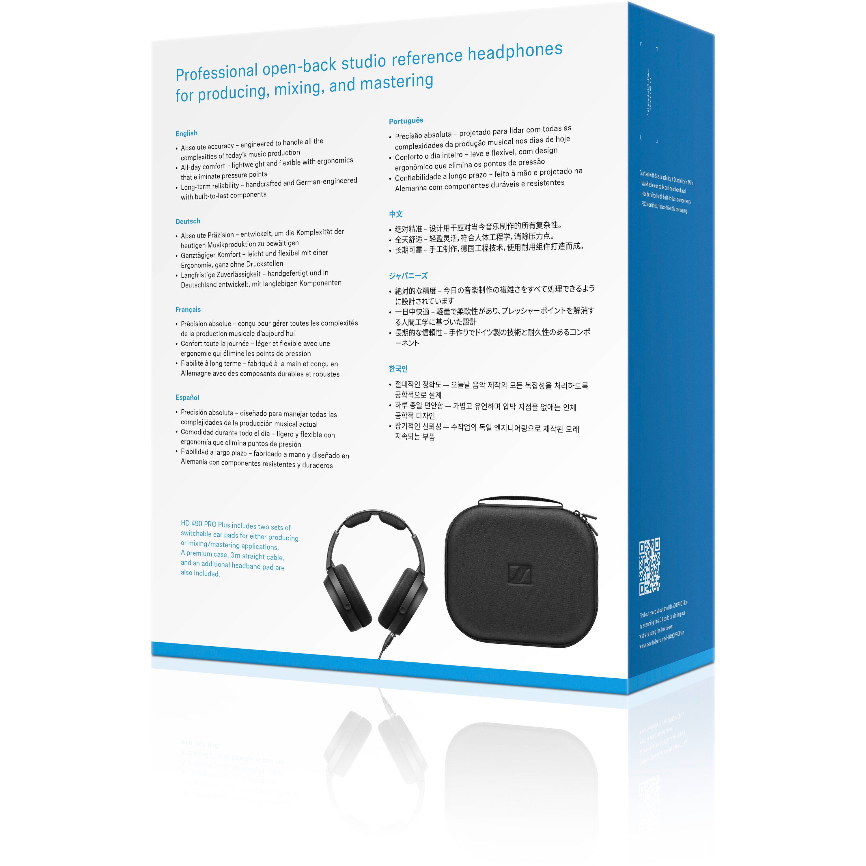 Sennheiser HD 490 Pro Plus studio-koptelefoon