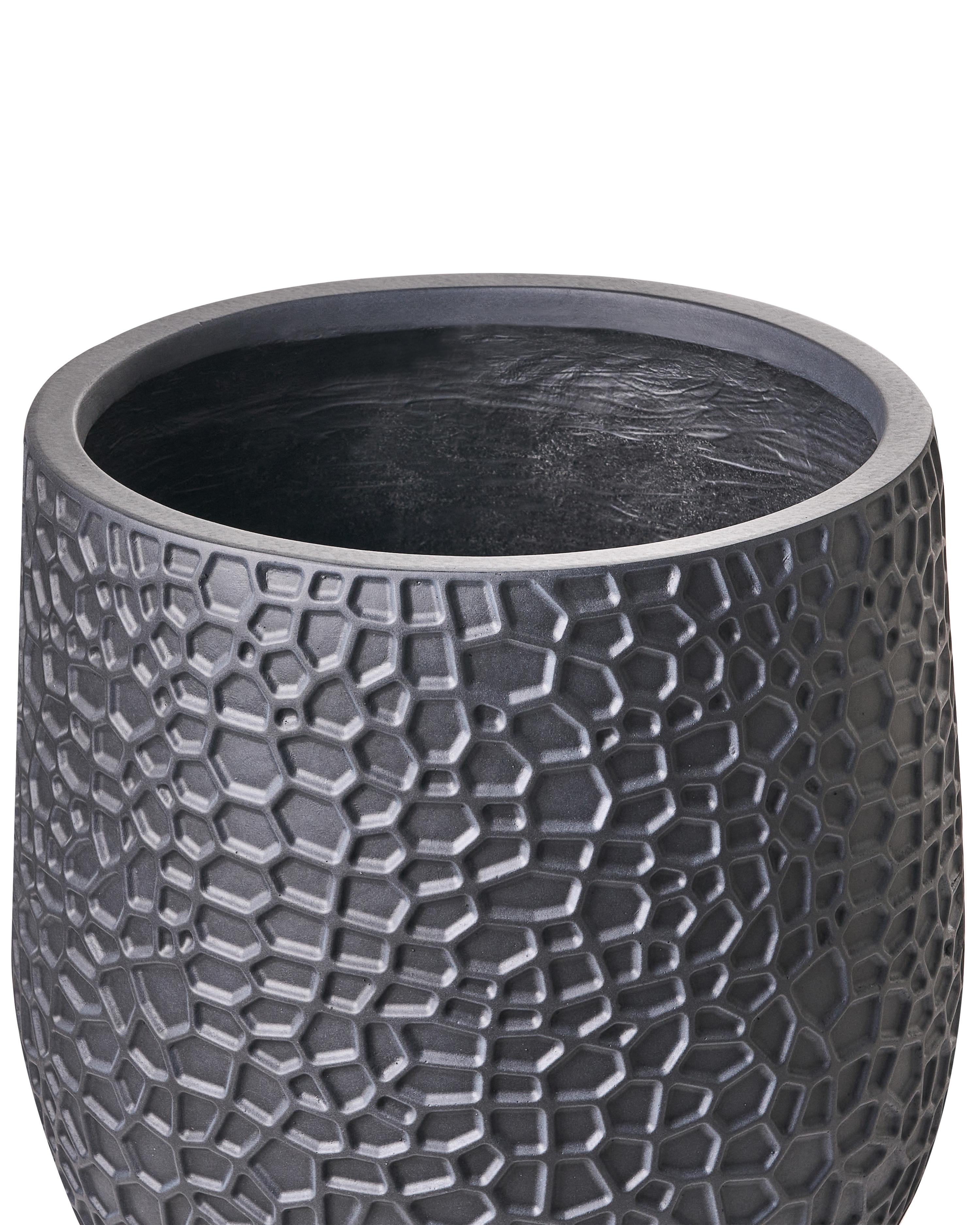 Bloempot QIYUN 41 cm Zwart