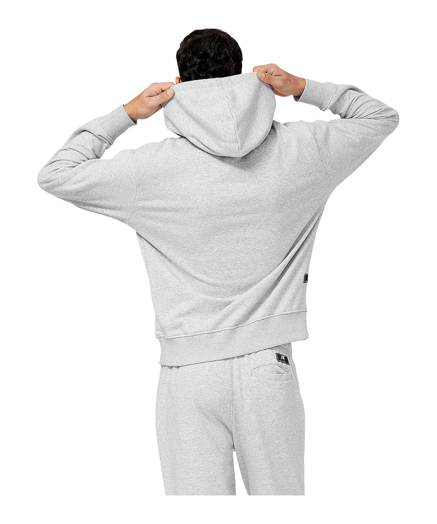 New Balance Essentials Hoops Hoody Grau FAG