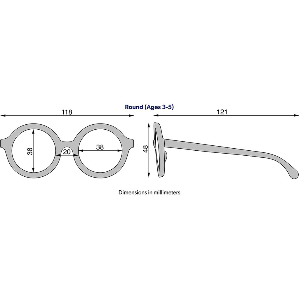 BabiatorsBabiators   Sonnenbrille Original Euro Round sweet cream 3-5 Jahre