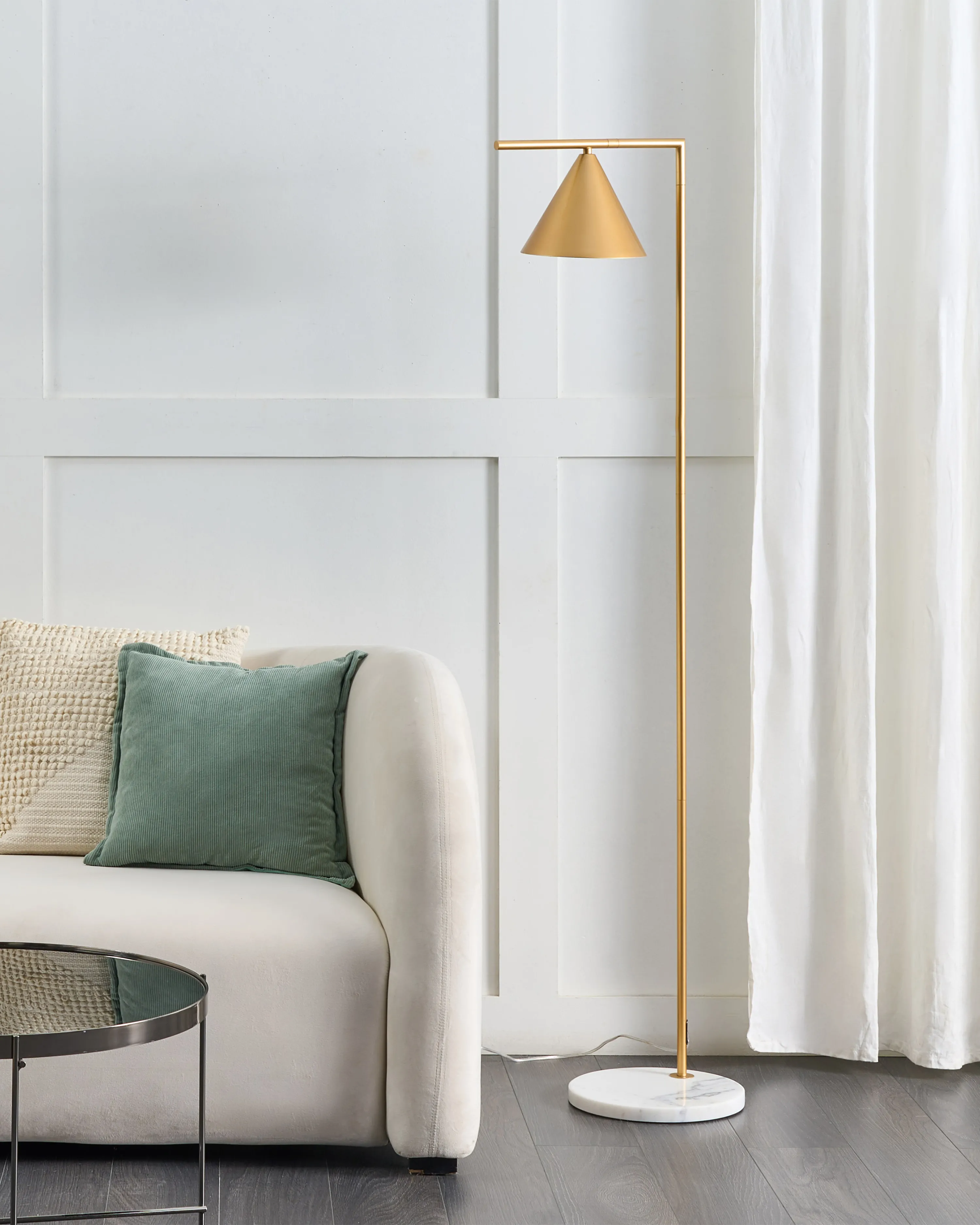 Staande lamp MOCAL Metaal Goud