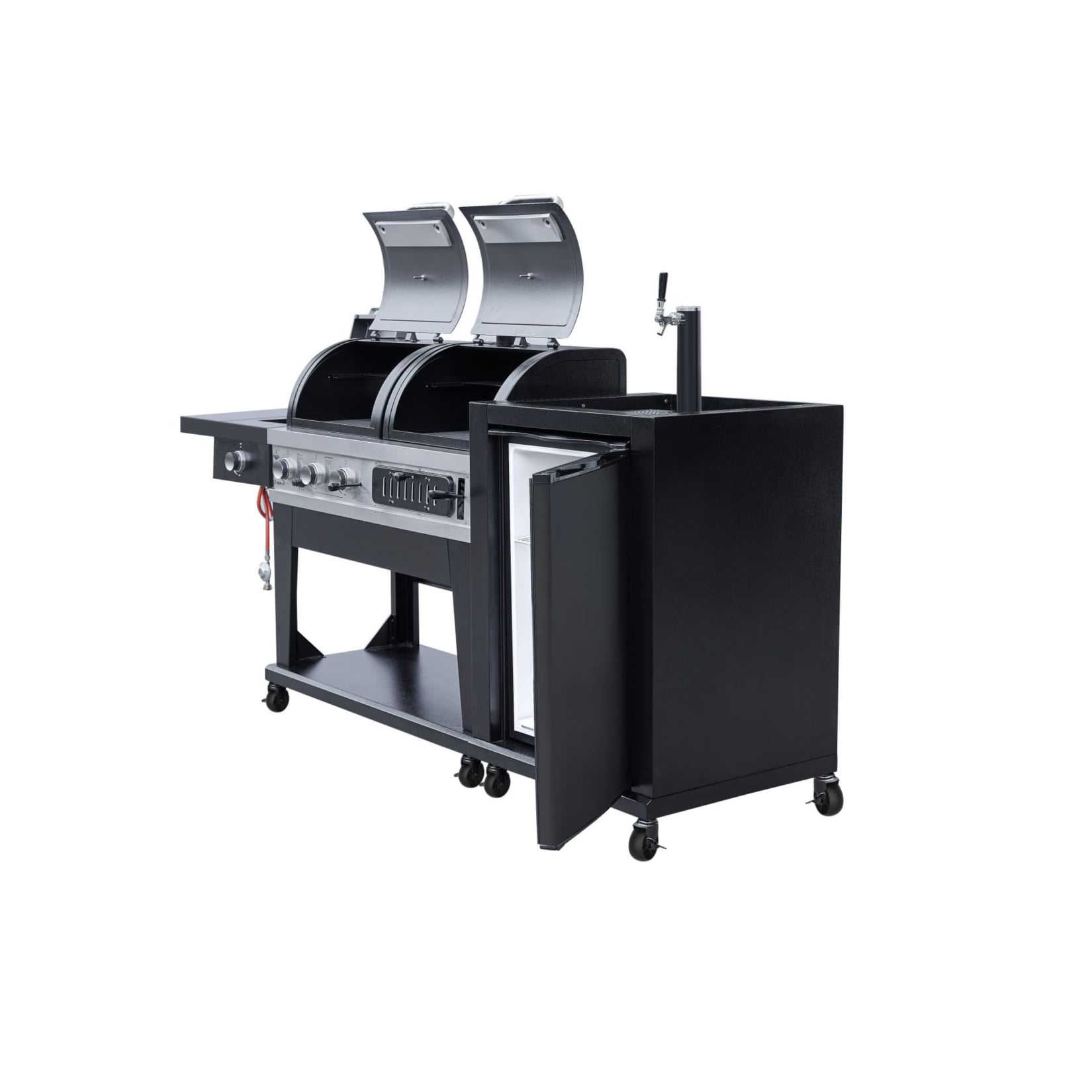 El Fuego® Kombigrill 3-in-1 mit Bierkühler und Zapfanlage
