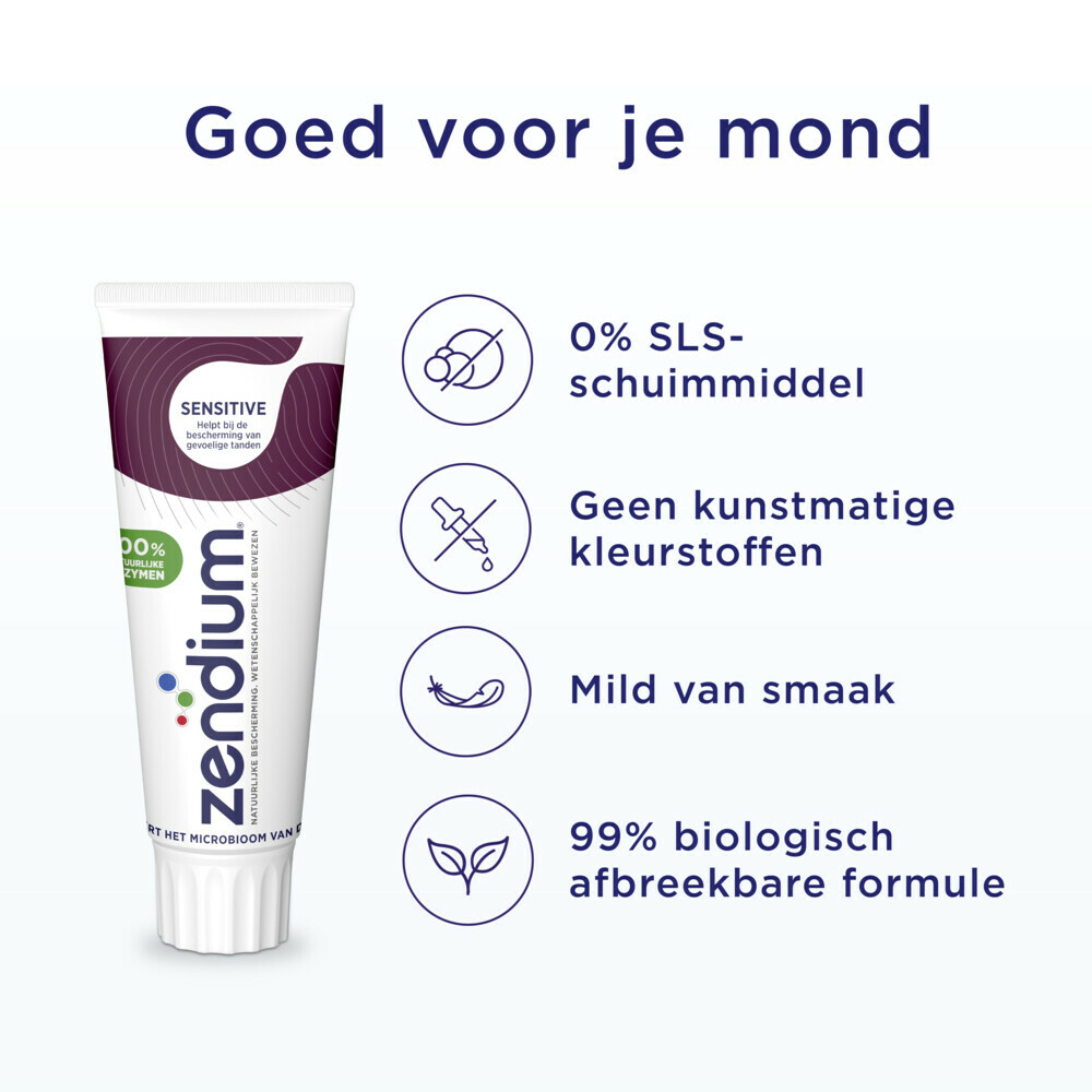 12x Zendium Tandpasta Sensitive75 ml