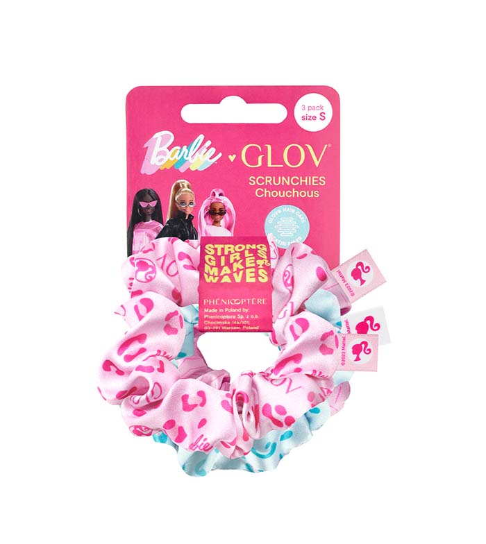 GLOV - *Barbie* - Pacote de 3 elásticos - Tamanho S