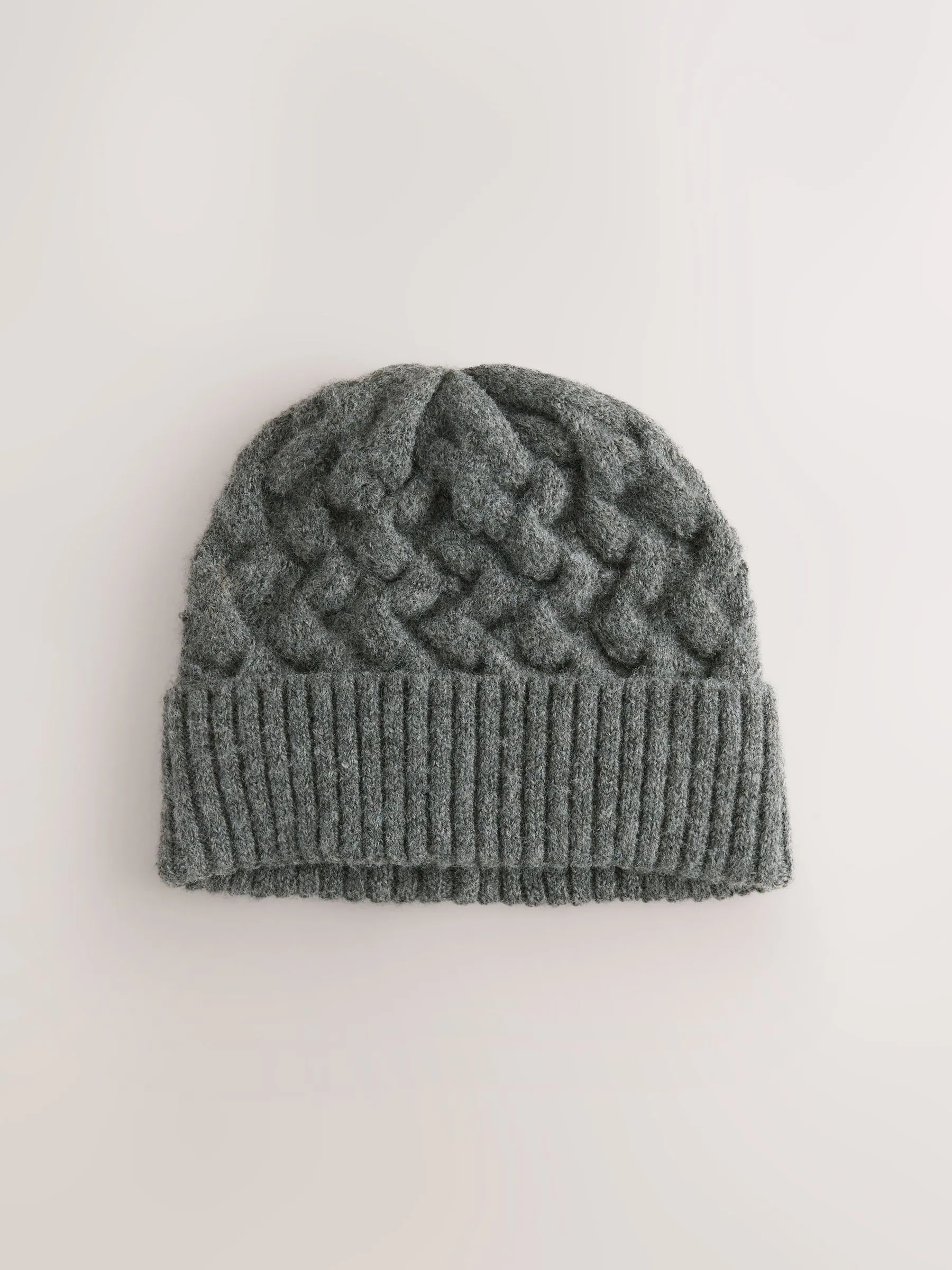 Antraciet - Gebreide beanie-muts