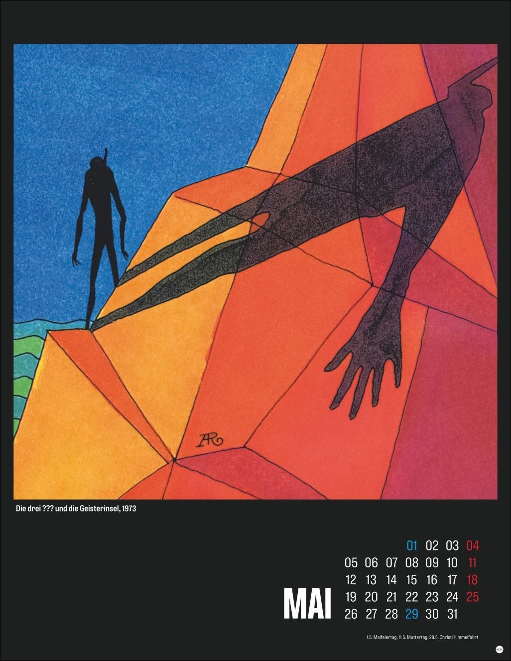 Die drei ??? Posterkalender 2025