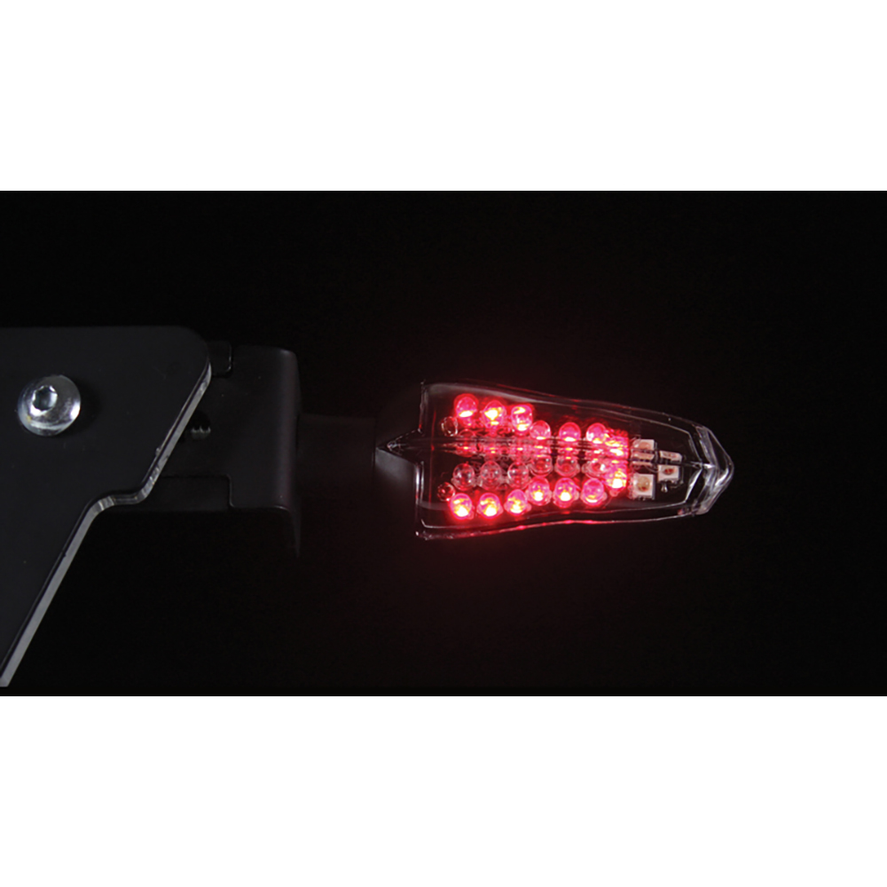 Chaft - Clignotants LED Multi Fonctions Fresh Noir / Fumé