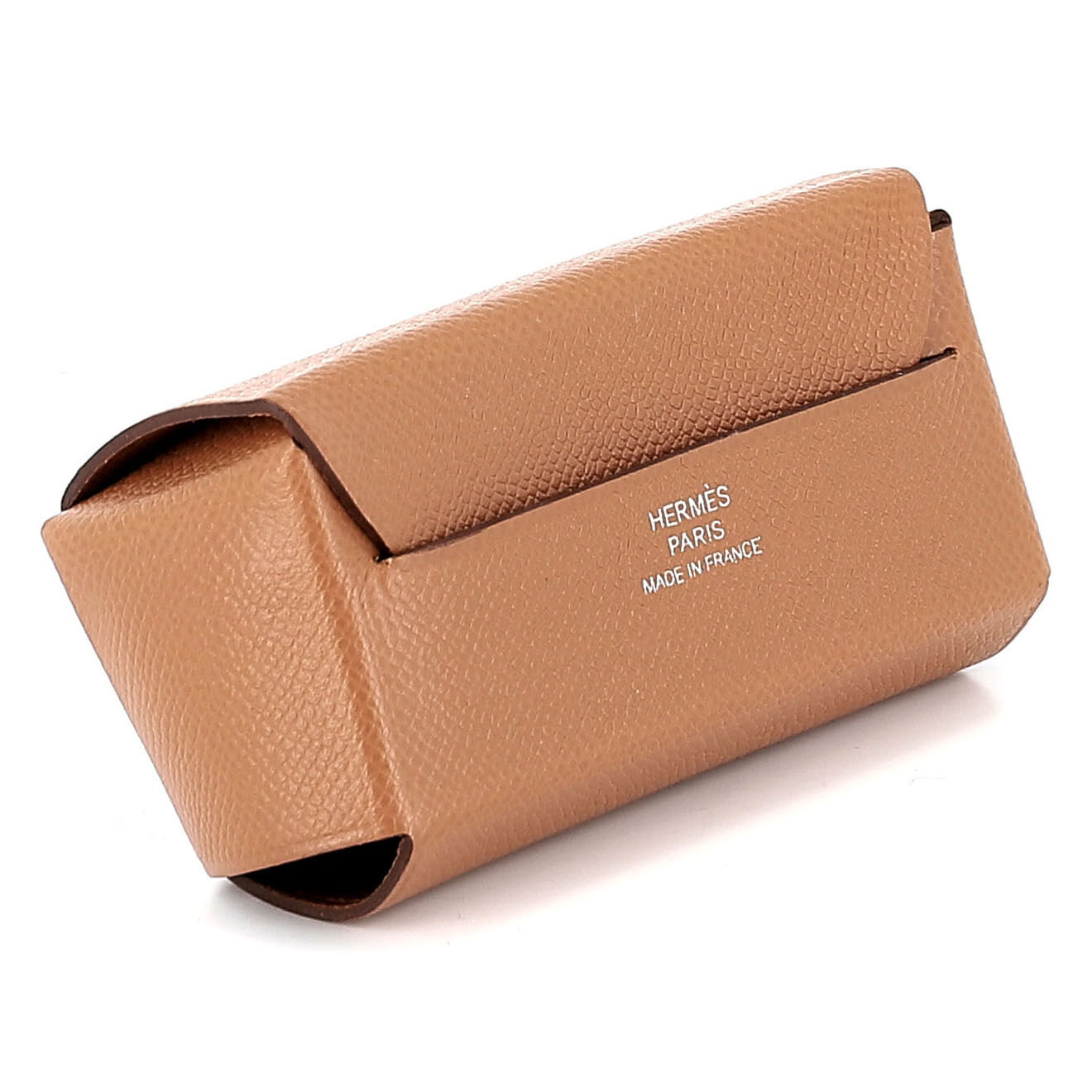 Hermès Etui à rouge à lèvres en Cuir marron - Parfait état