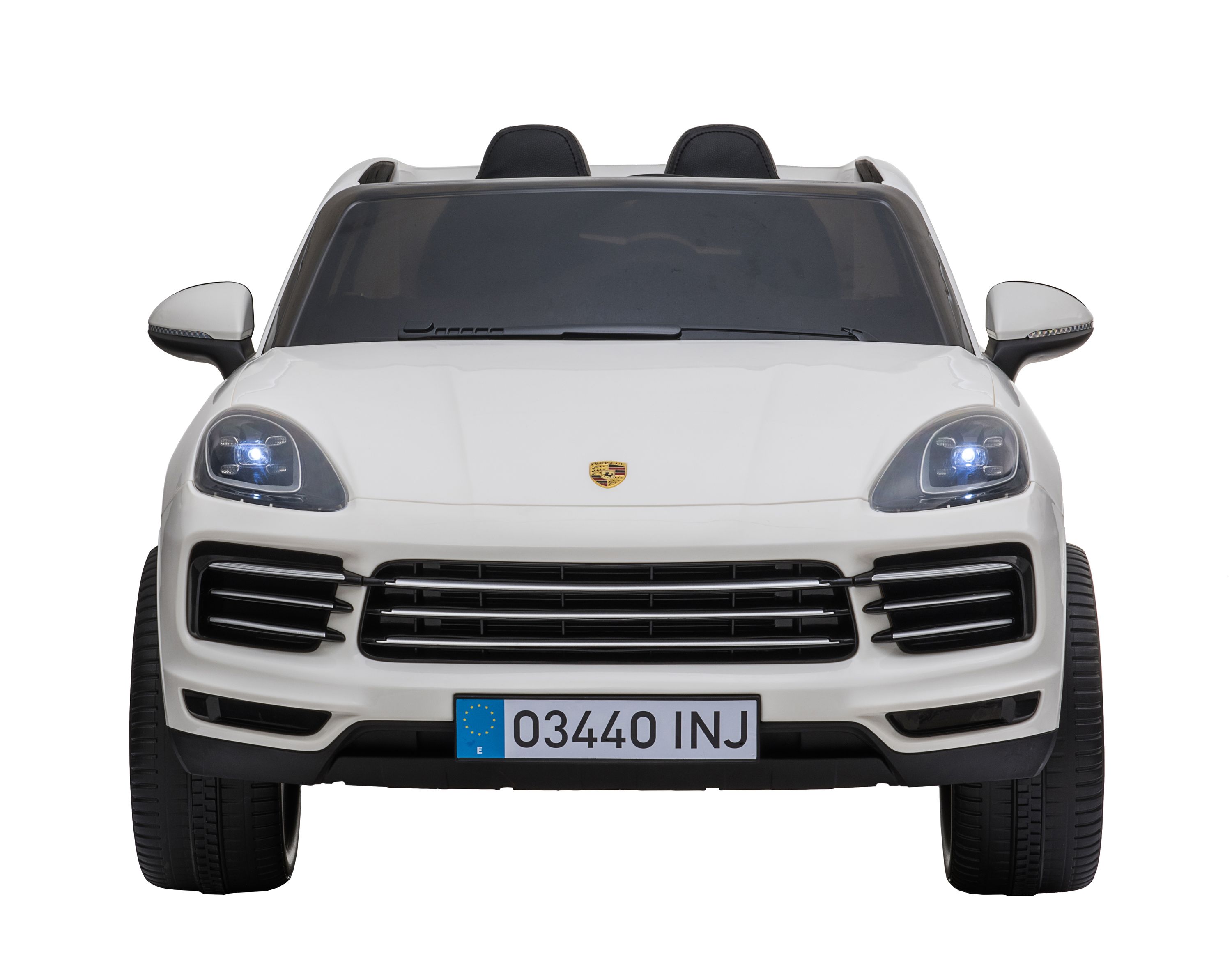 Elektroauto Kinder Porsche Cayenne weiss