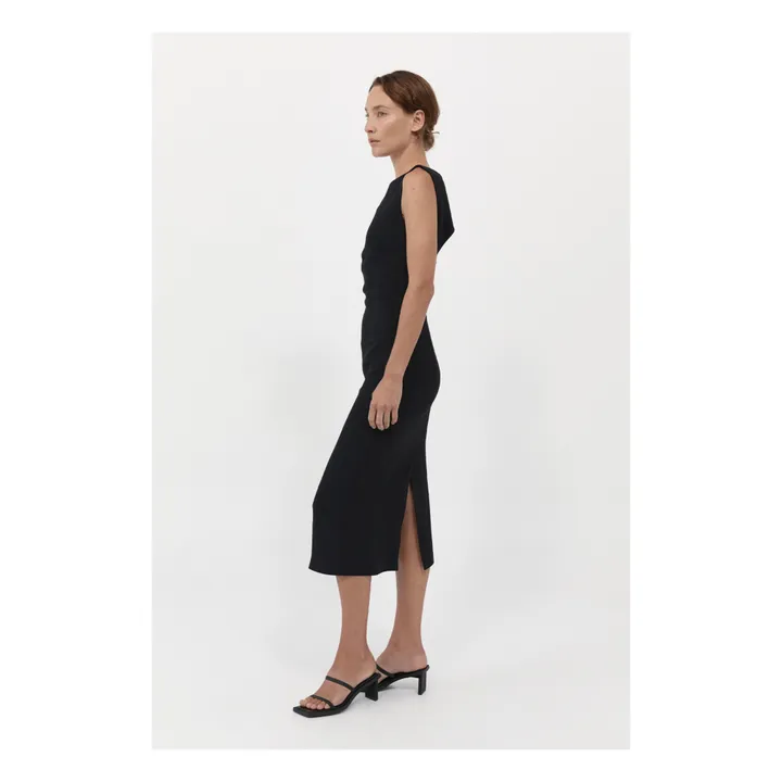 St Agni Robe Cut Out | Noir