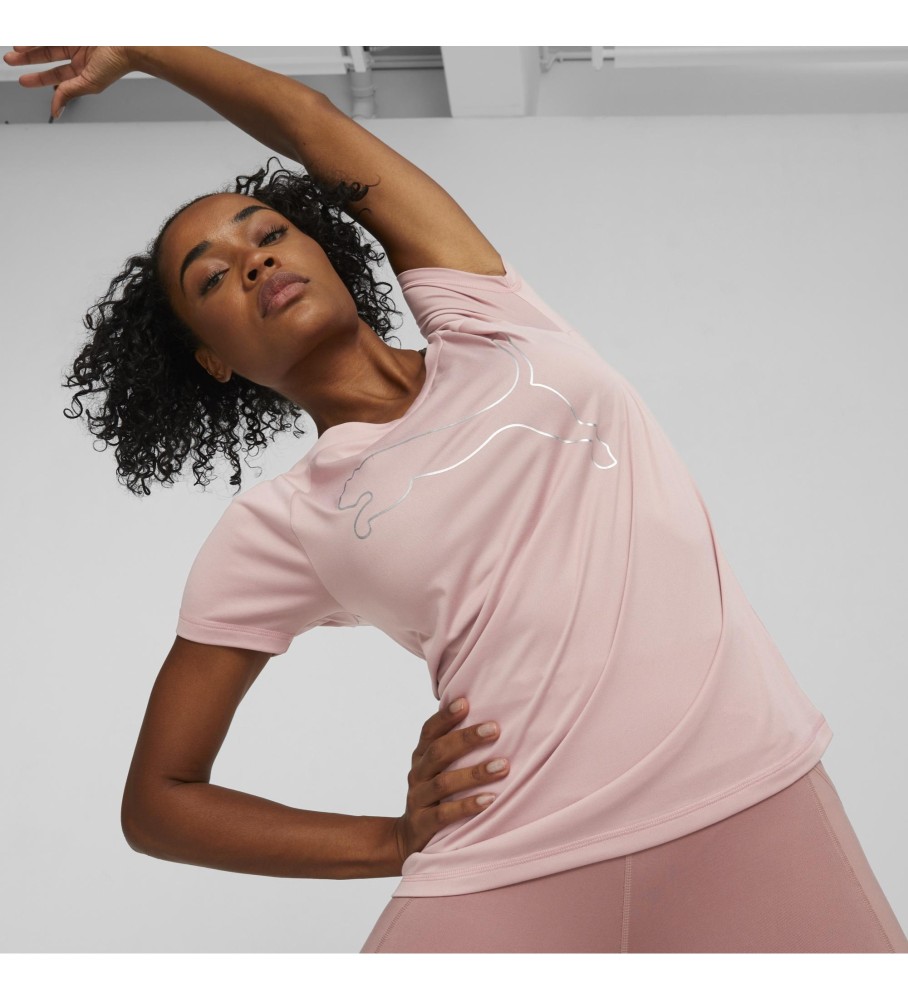 Camiseta de treino Puma Favorite Jersey Cat rosa
