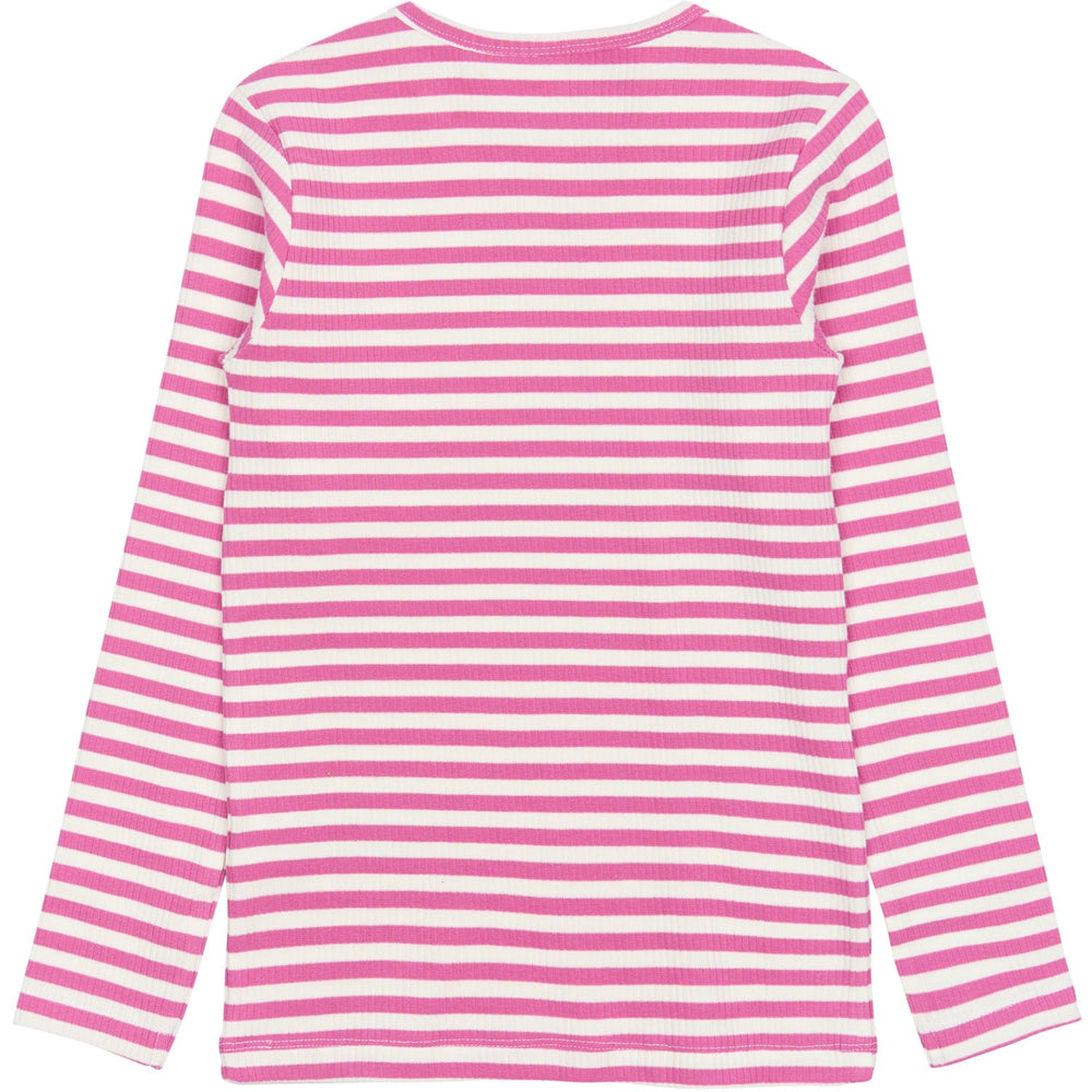 Køb The New Ibis Rose Striped TNMoore L_S Rib Tee