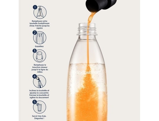 SODASTREAM - Lot de 6 concentrés saveur agrumes - 440ml