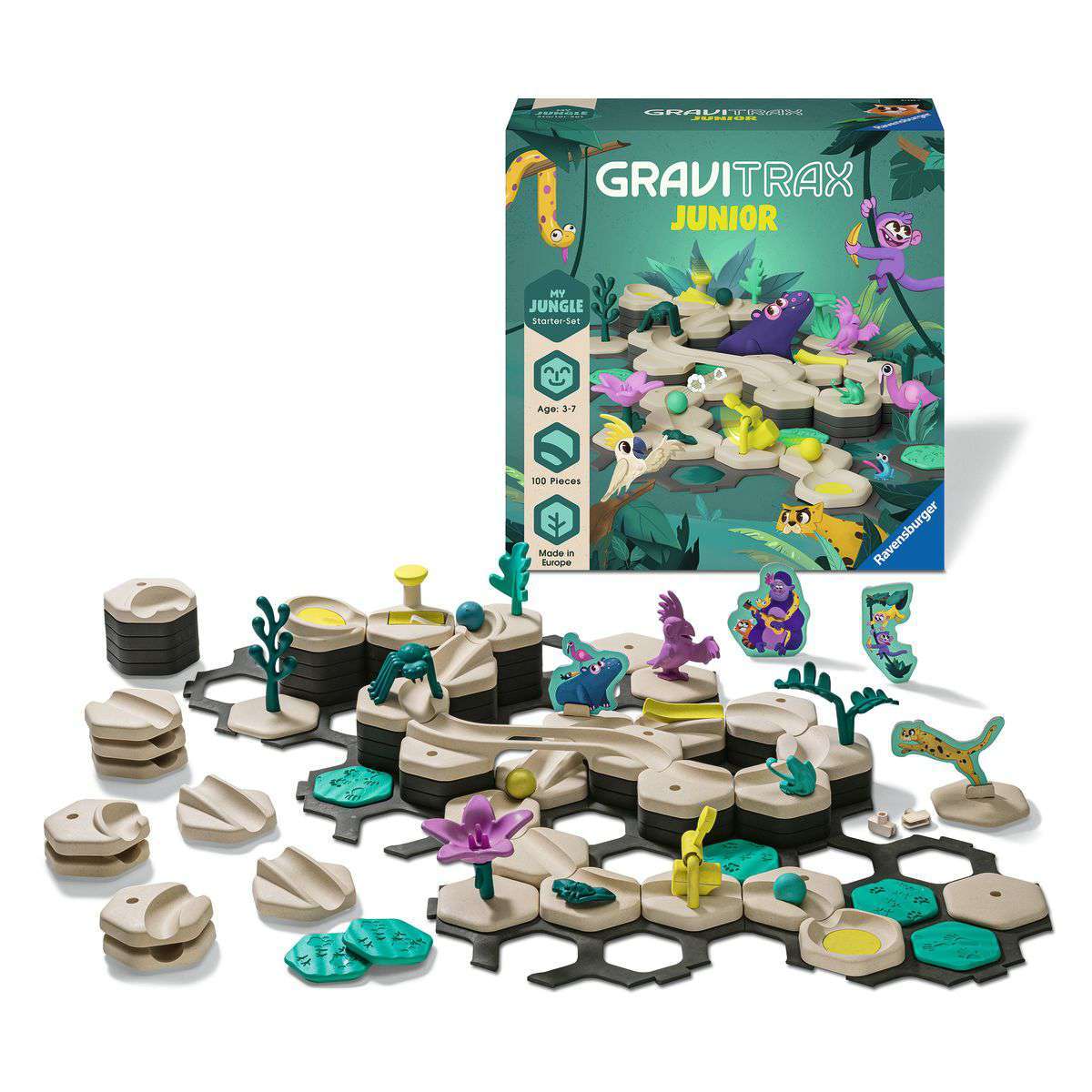 Ravensburger Spiel GraviTrax Junior Starter-Set L Jungle
