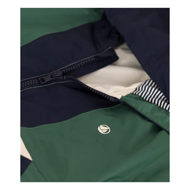Petit Bateau Coupe-vent Mabrouk Colorbloc | Vert kaki