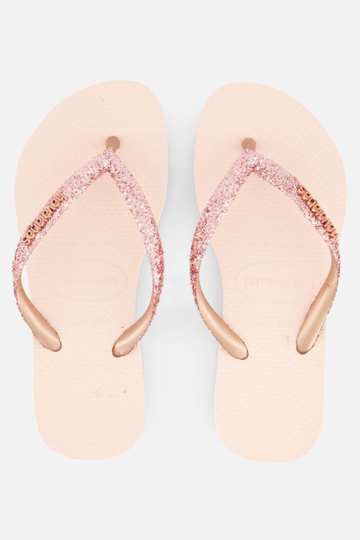 Havaianas Slim Glitter II Slippers roze Rubber
