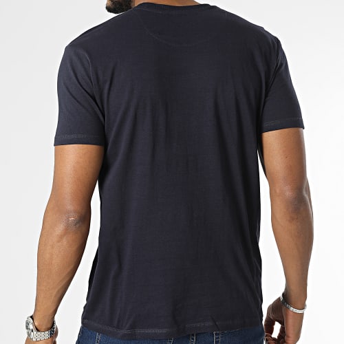 Tee Shirt A Poche Bleu Marine