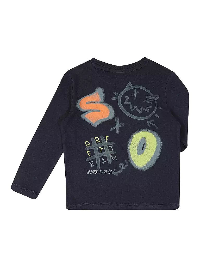 S.OLIVER Jungen Langarmshirt dunkelblau