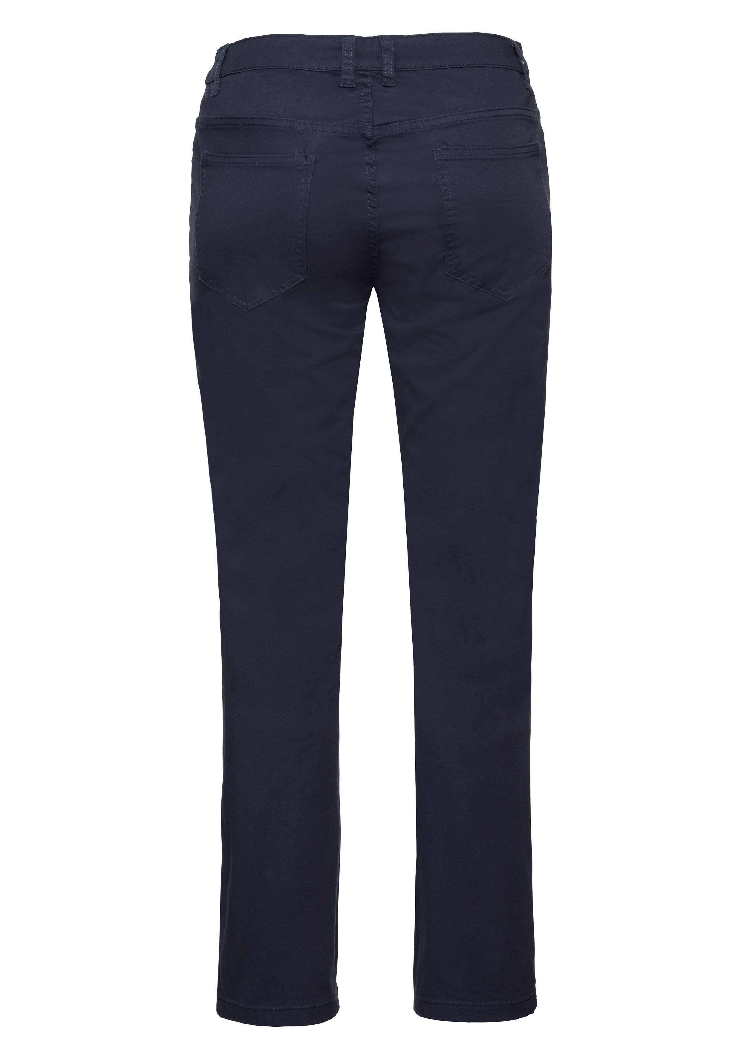 Gerade Hose aus Baumwoll-Twill